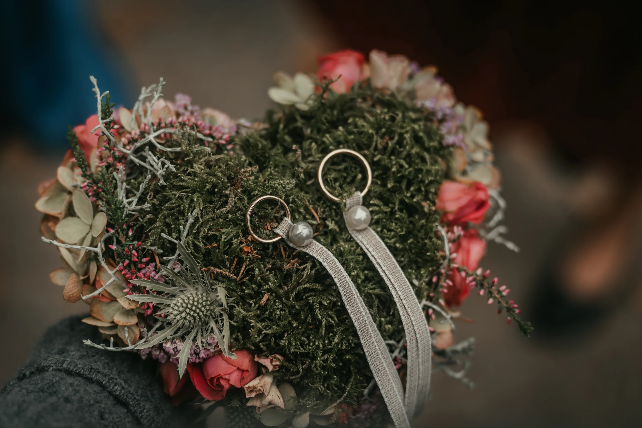 Brautstrauß bei einer Hochzeit im Kloster Seeon