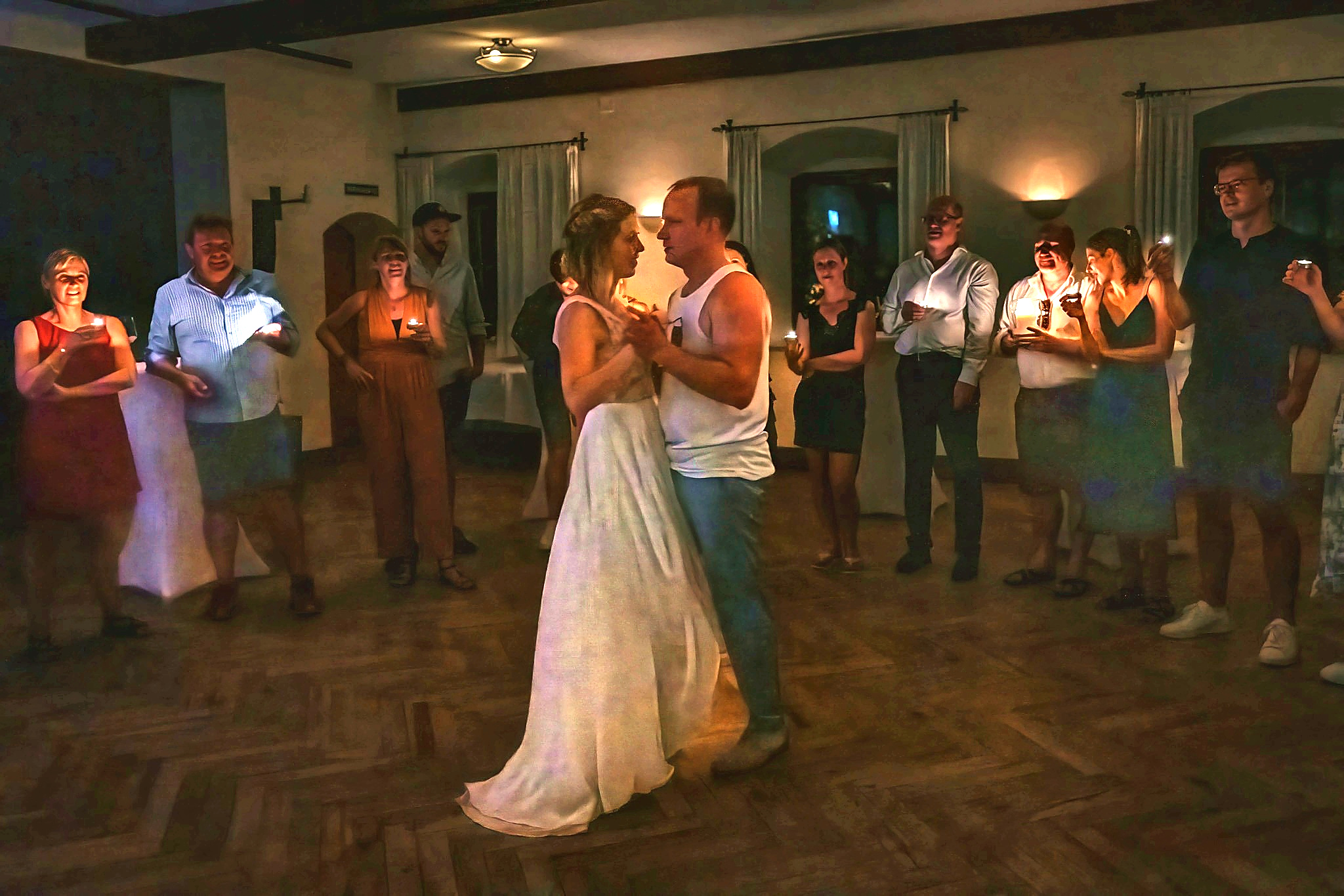 Erster Tanz bei einer Hochzeit im Alten Wirt Seeon